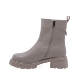 Ghete Dama Casual Anna Viotti Piele Naturala D106-M126-M556-1 Taupe