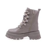 Ghete Dama Casual Anna Viotti Piele Naturala D44-4622 Taupe