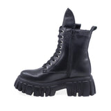 Ghete Dama Casual Anna Viotti Piele Naturala D44-4408 Negru