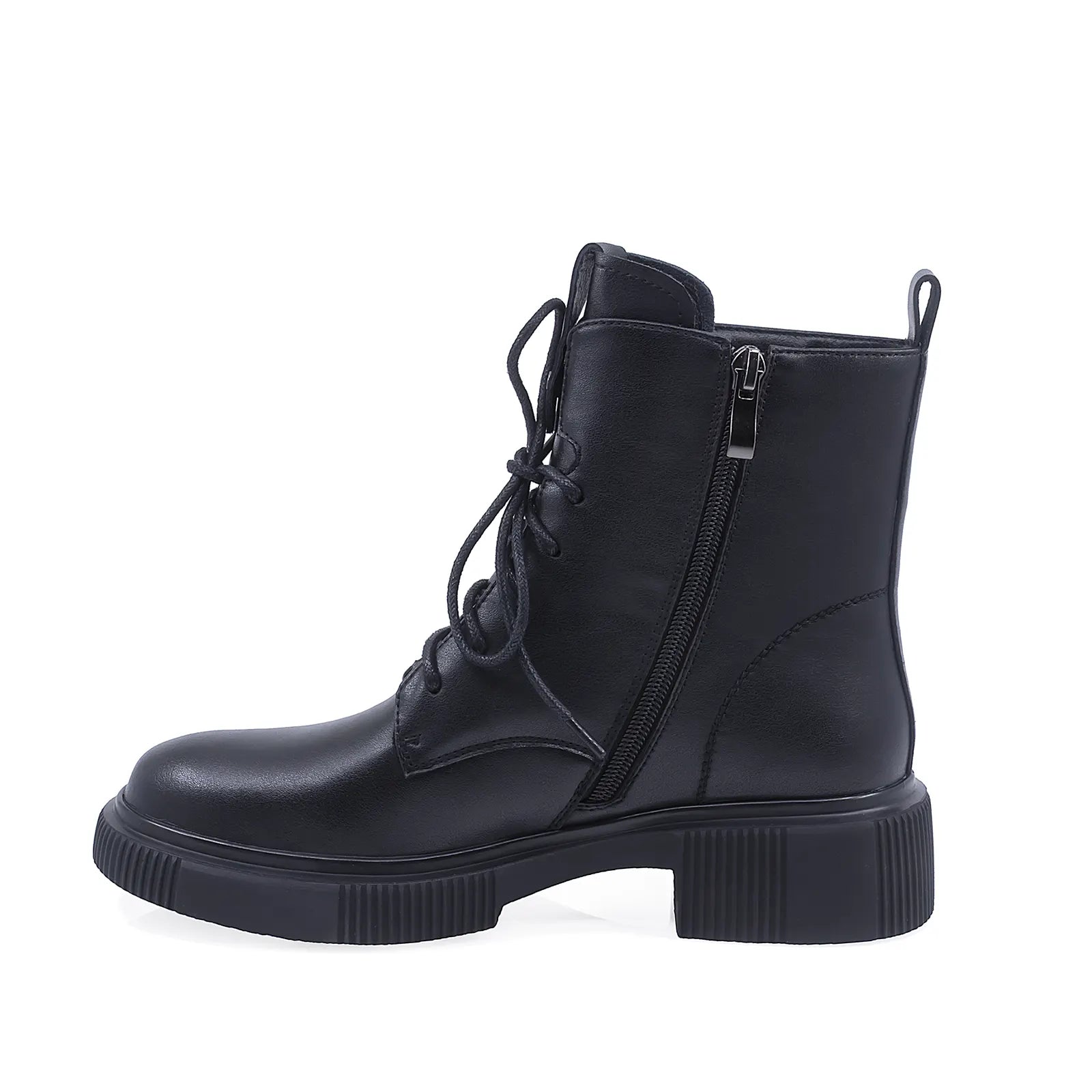 Ghete Dama Casual Anna Viotti Piele Naturala D112-GAW2525 Negru