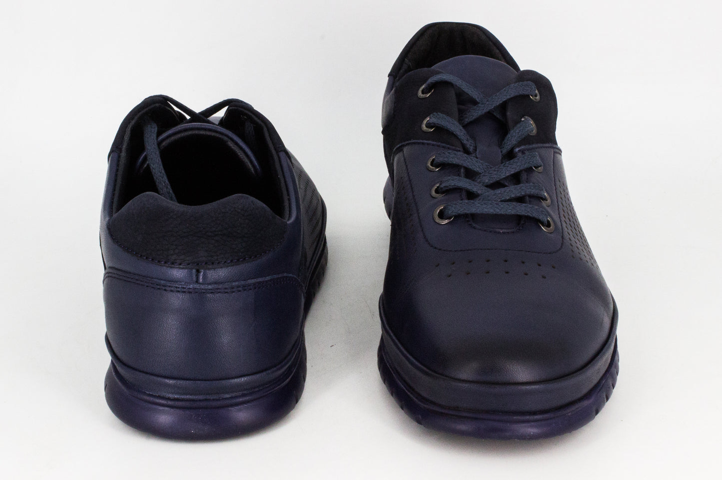 Pantofi casual DR JELL'S blu, din piele naturala B8781