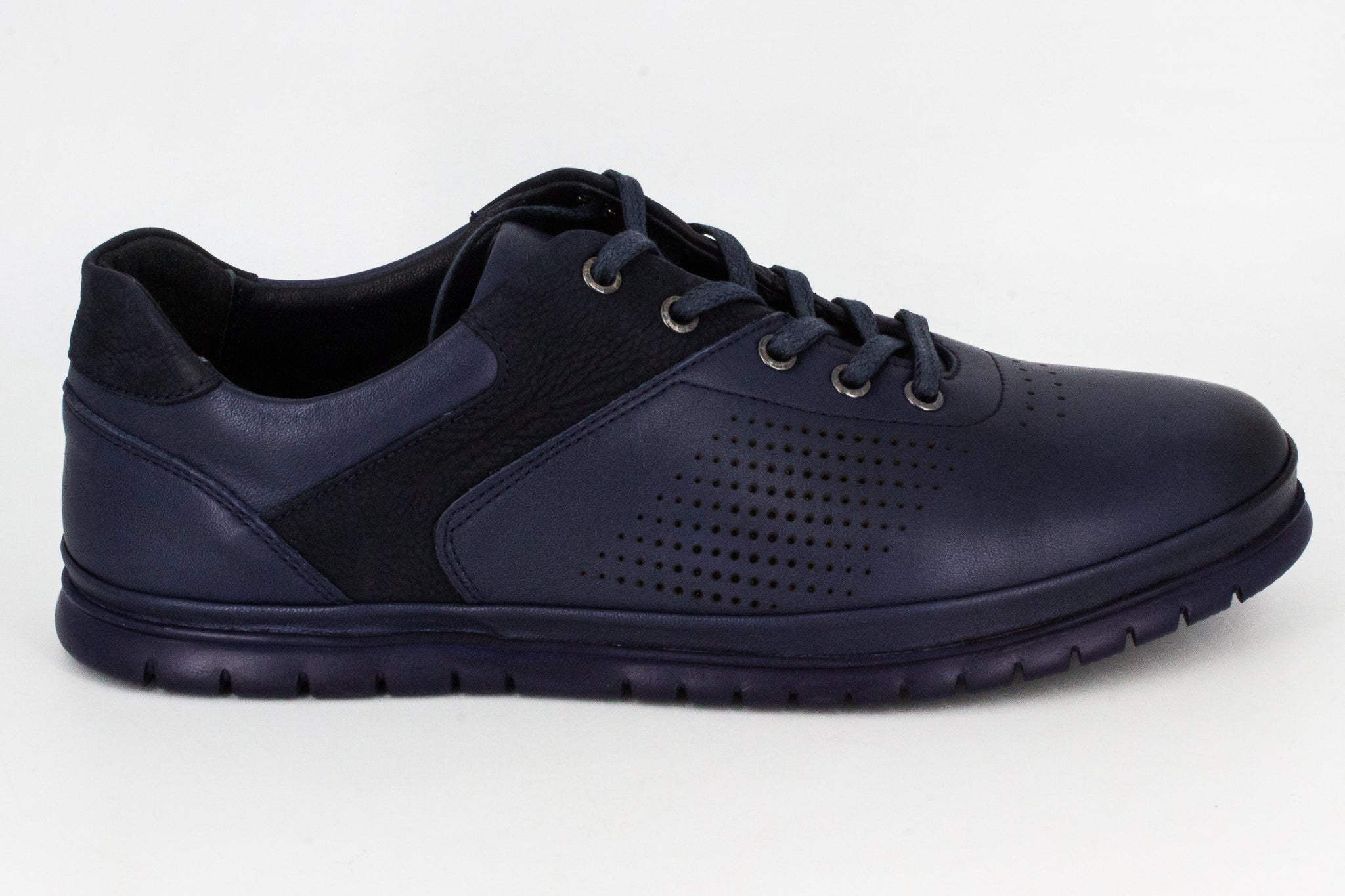 Pantofi casual DR JELL'S blu, din piele naturala B8781