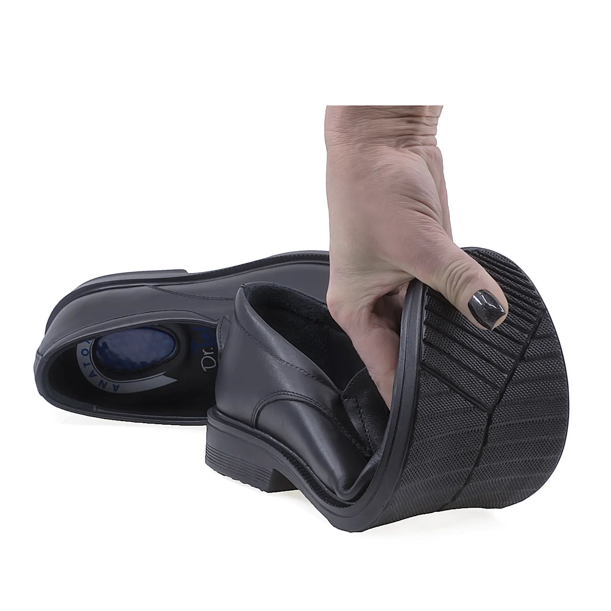 Pantofi barbati casual Goretti piele naturala B36-4K0407-5419 negri