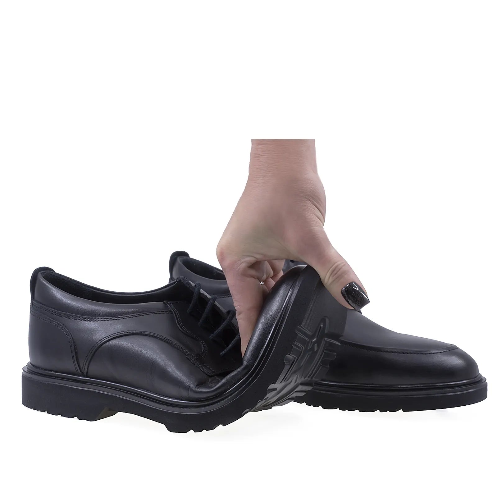 Pantofi barbati casual Goretti piele naturala B36-4K1377-P5013 negru