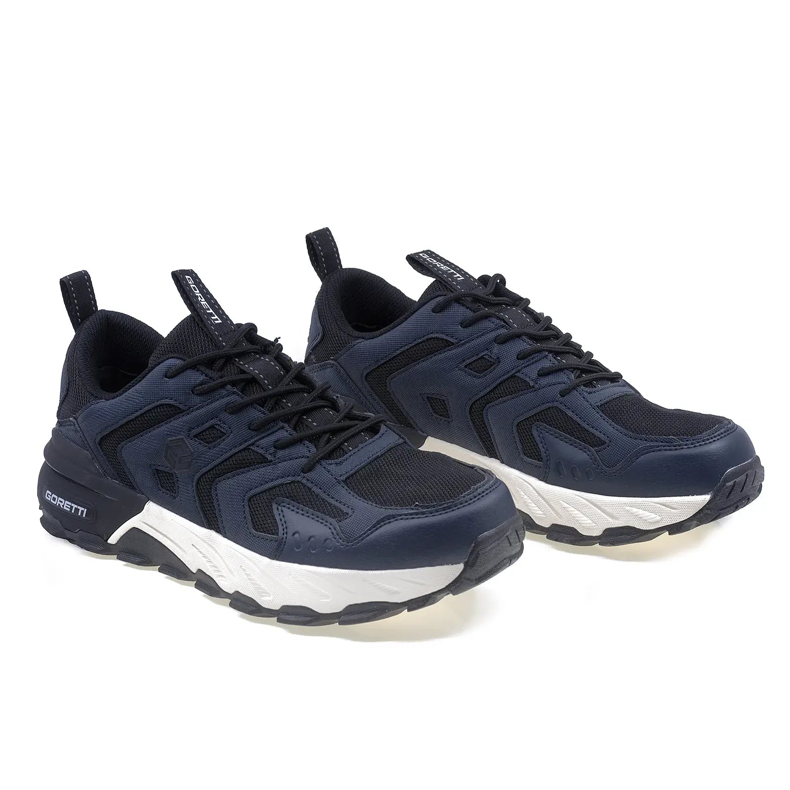 Pantofi sport bărbați Goretti B100-CL27688 bleumarin – vedere frontală, design modern