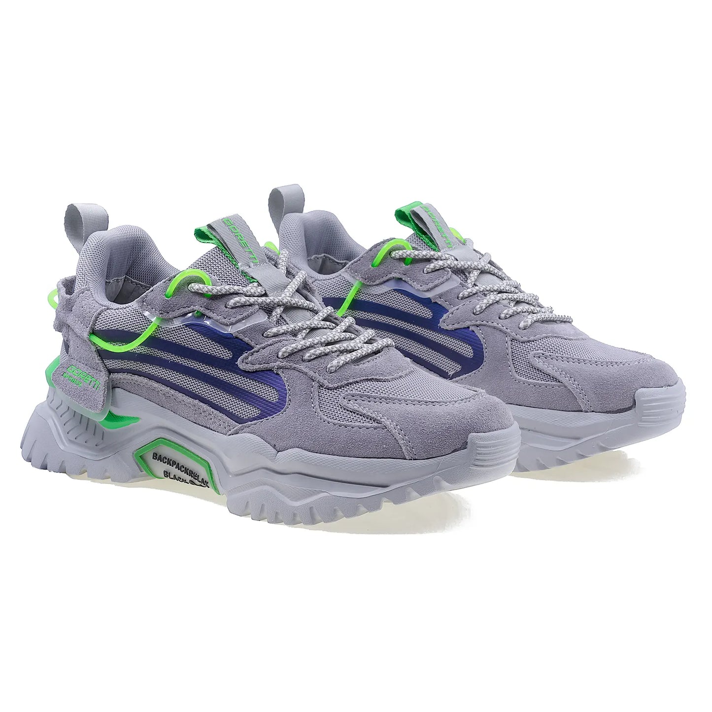 Pantofi barbati sport Goretti piele intoarsa B100-CL29031 gri