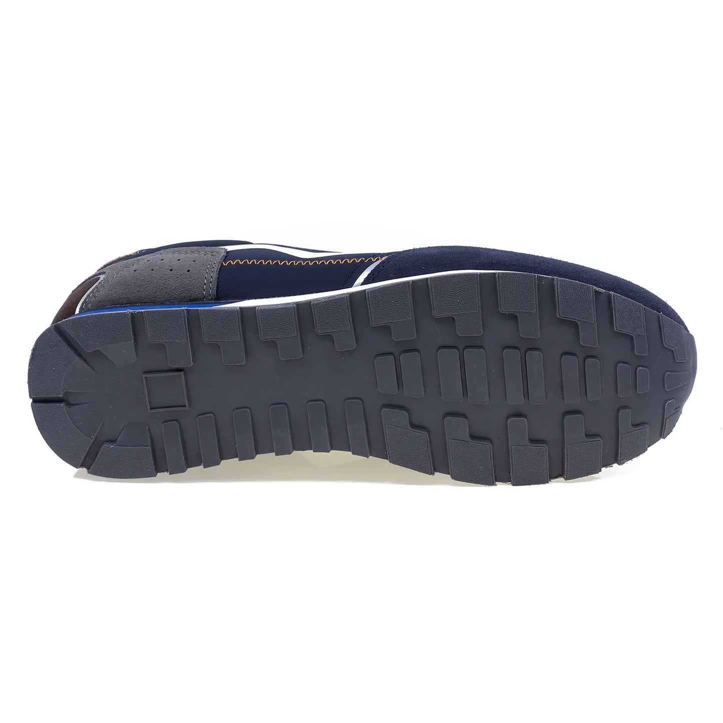 Pantofi sport bărbați Goretti B100-CL30136 din piele întoarsă bleumarin cu talpă Memory Foam-5