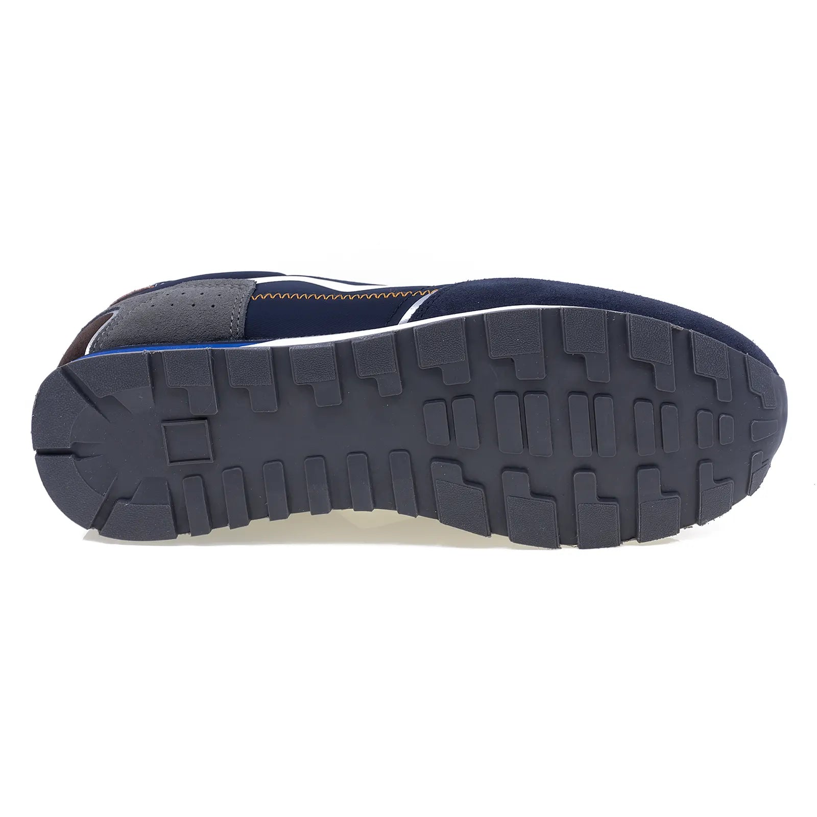 Pantofi sport bărbați Goretti B100-CL30136 din piele întoarsă bleumarin cu talpă Memory Foam-5