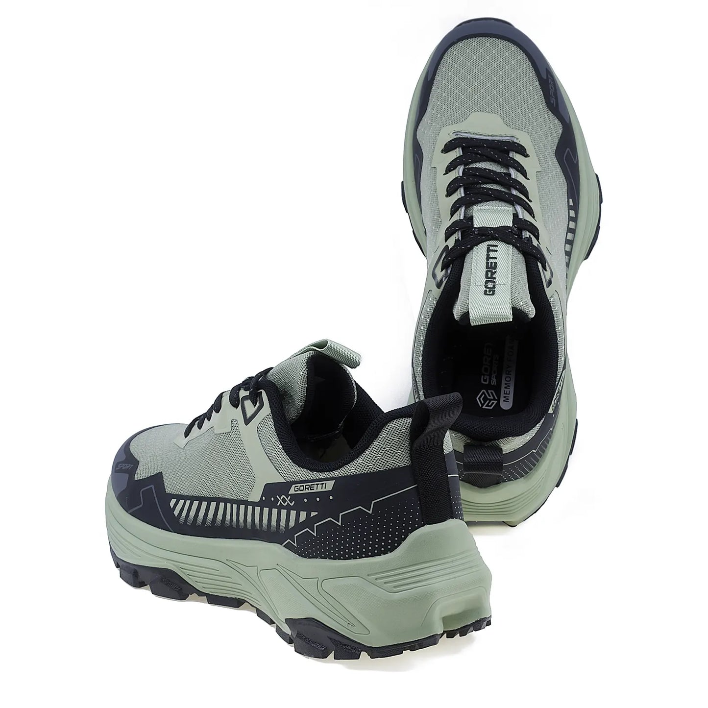 Pantofi barbati sport Goretti B100-CL30511 vernil