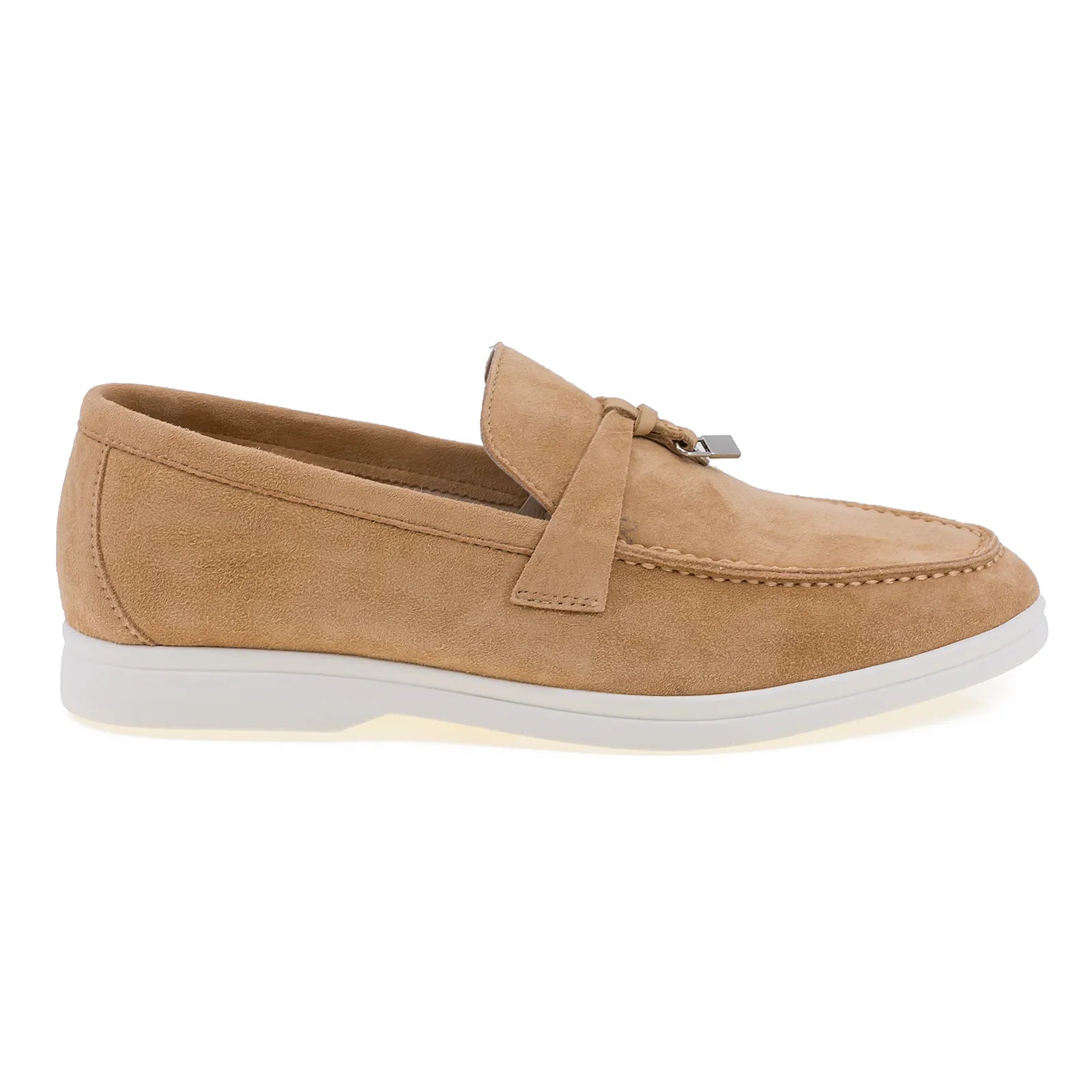 Pantofi dama casual Anna Viotti piele intoarsa D102-LORO-D7 camel