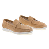 Pantofi dama casual Anna Viotti piele intoarsa D102-LORO-D7 camel