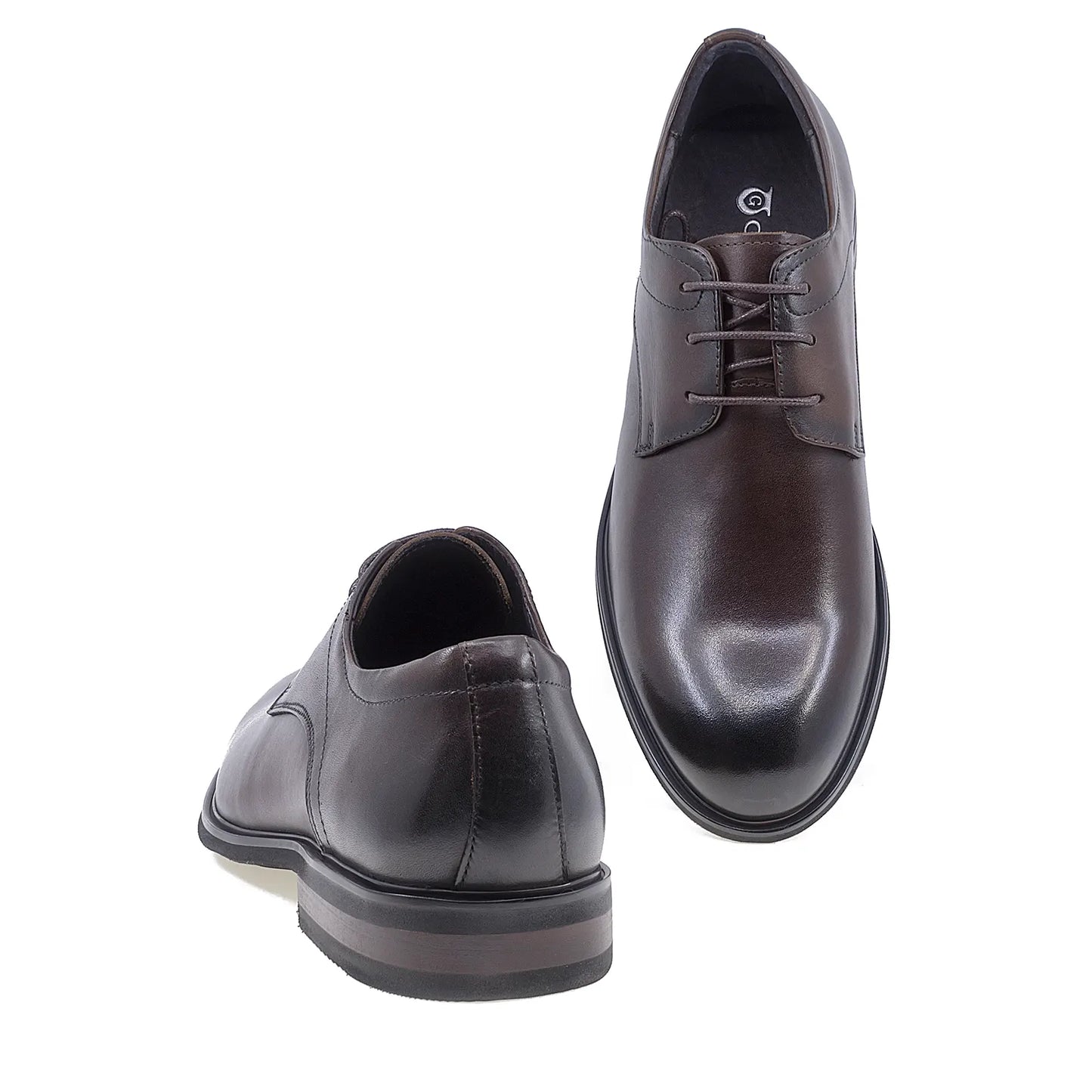 Pantofi barbati eleganti Goretti din piele naturala B103-59B-19 maro-4