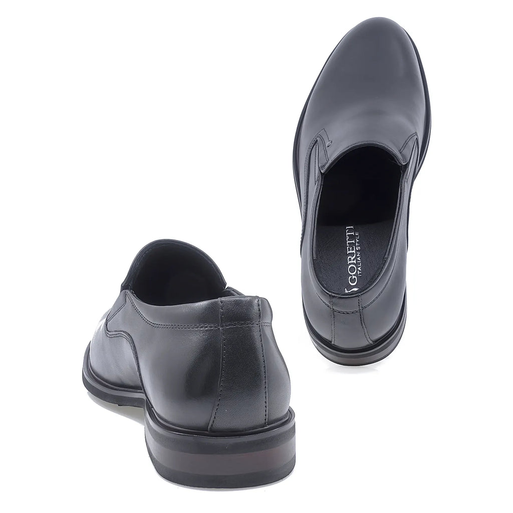 Pantofi barbati eleganti Goretti din piele naturala B103-59B-20B negru-4