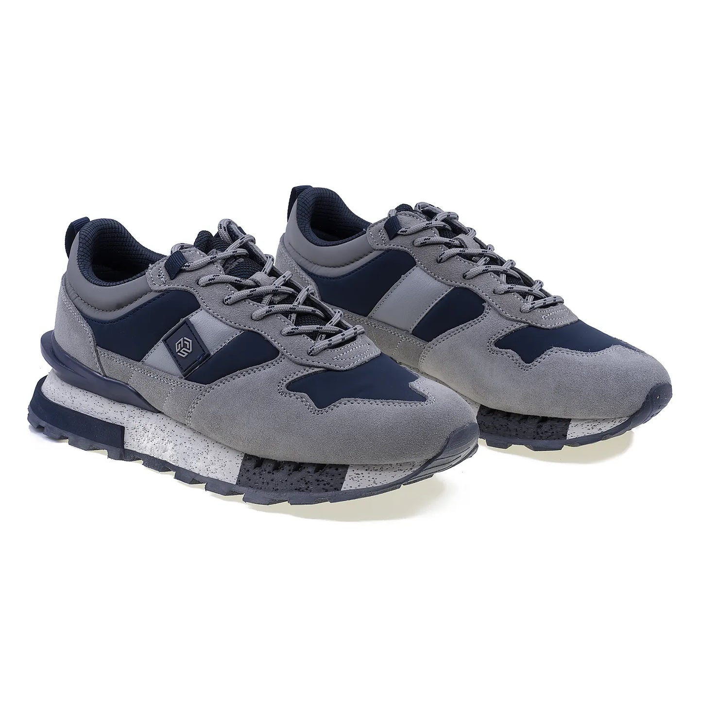 Pantofi barbati sport Goretti piele intoarsa B104-23M8541 gri