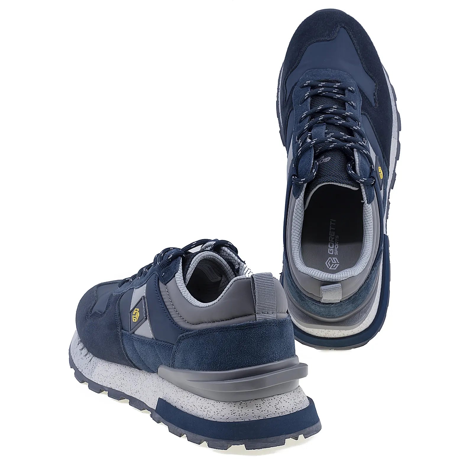 Pantofi barbati sport Goretti piele intoarsa B104-23M8541 bleumarin-4