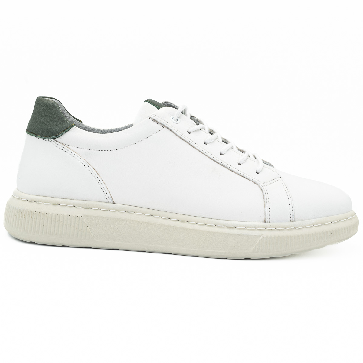 Pantofi barbati Goretti din piele naturala B 332 ALB 