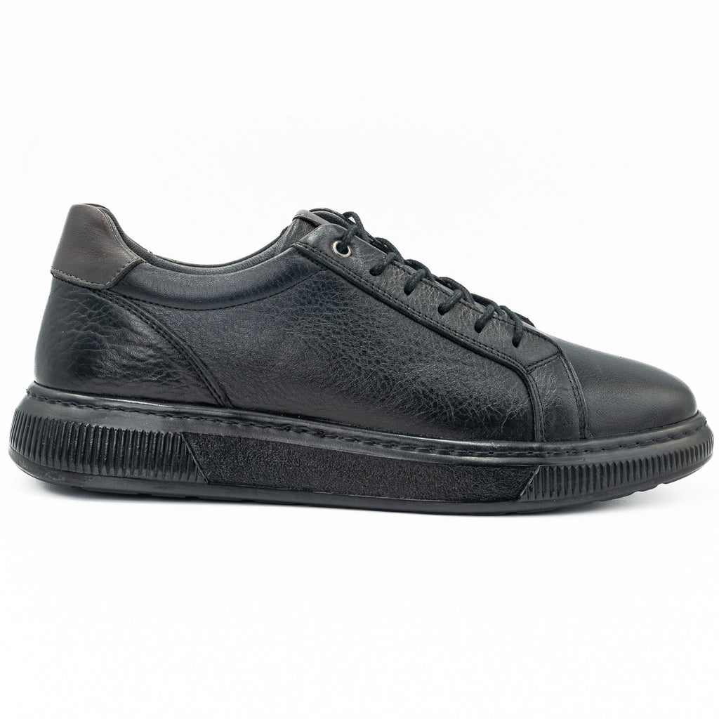 Pantofi barbati casual Goretti din piela naturala B 332 negru 