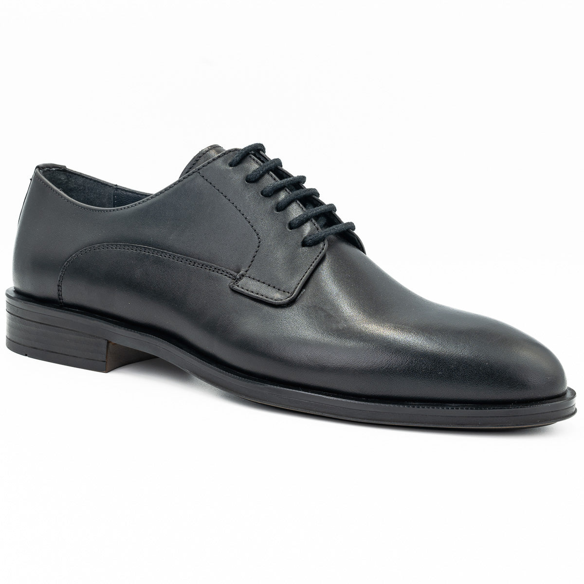 Pantofi barbati eleganti Goretti din piele naturala B 101 negru