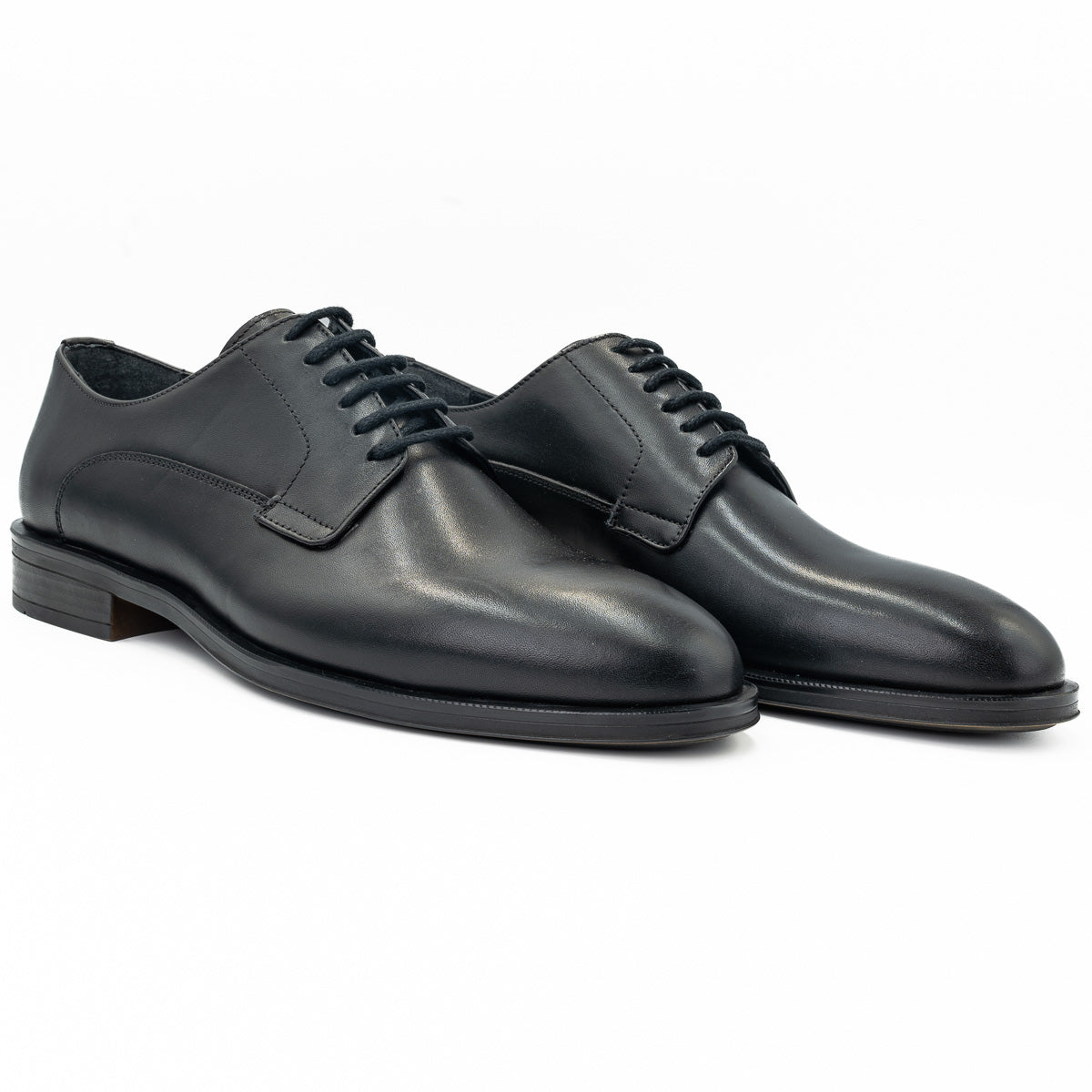 Pantofi barbati eleganti Goretti din piele naturala B 101 negru