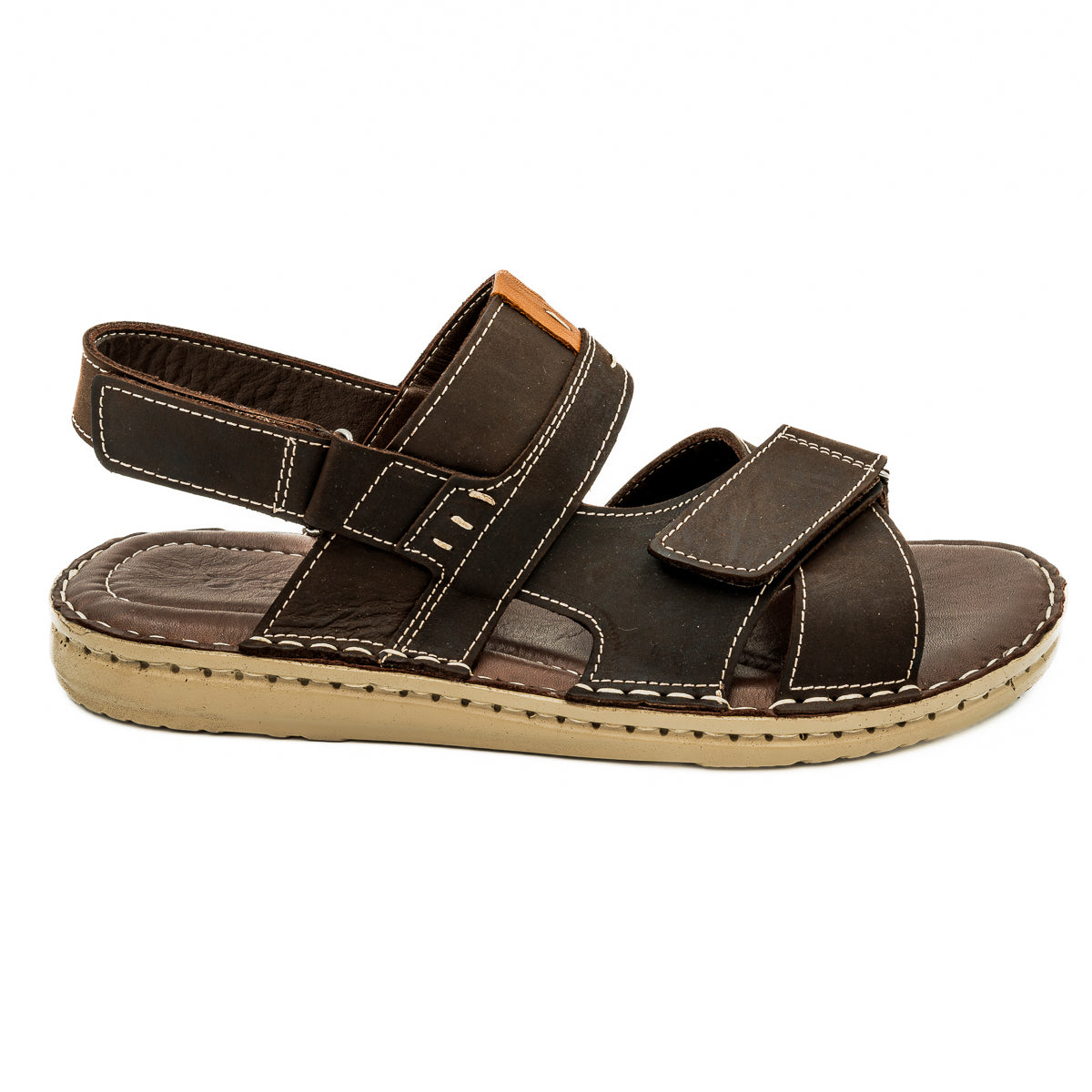 Sandale Barbati Goretti Din piele naturala B 39-G1 maro