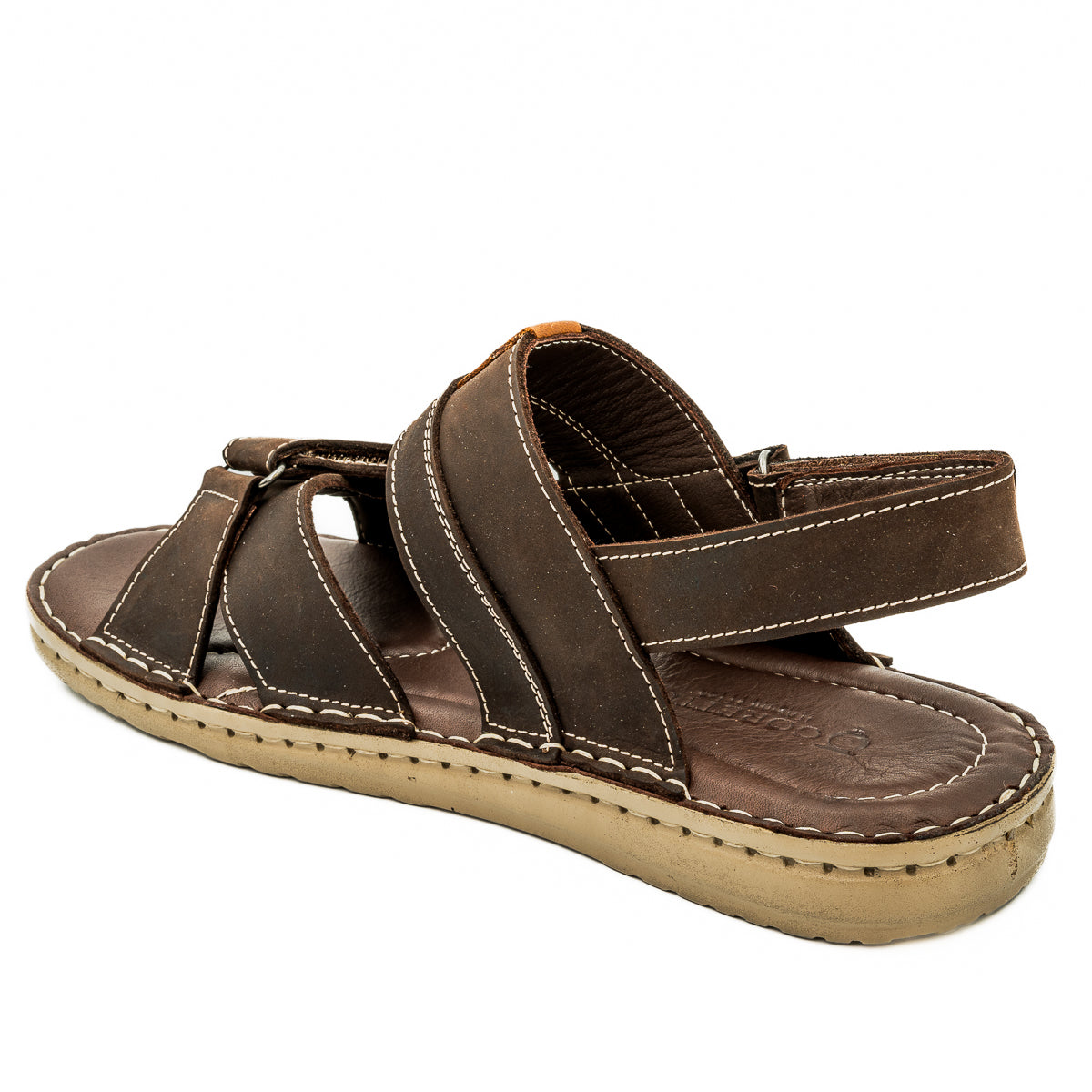 Sandale Barbati Goretti Din piele naturala B 39-G1 maro