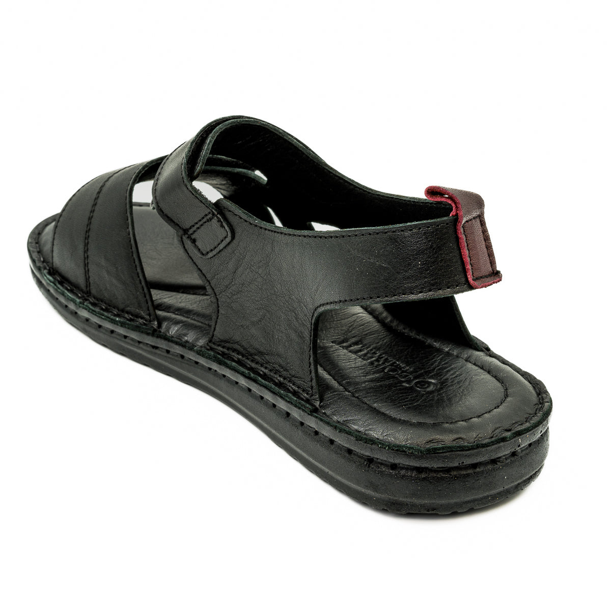 Sandale Barbati Goretti Din piele naturala B 39-G125 negru