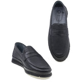 Pantofi barbati casual Goretti din piele naturala B67-223 negru-3