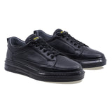 Pantofi barbati casual Goretti din piele naturala B68-1030 negru