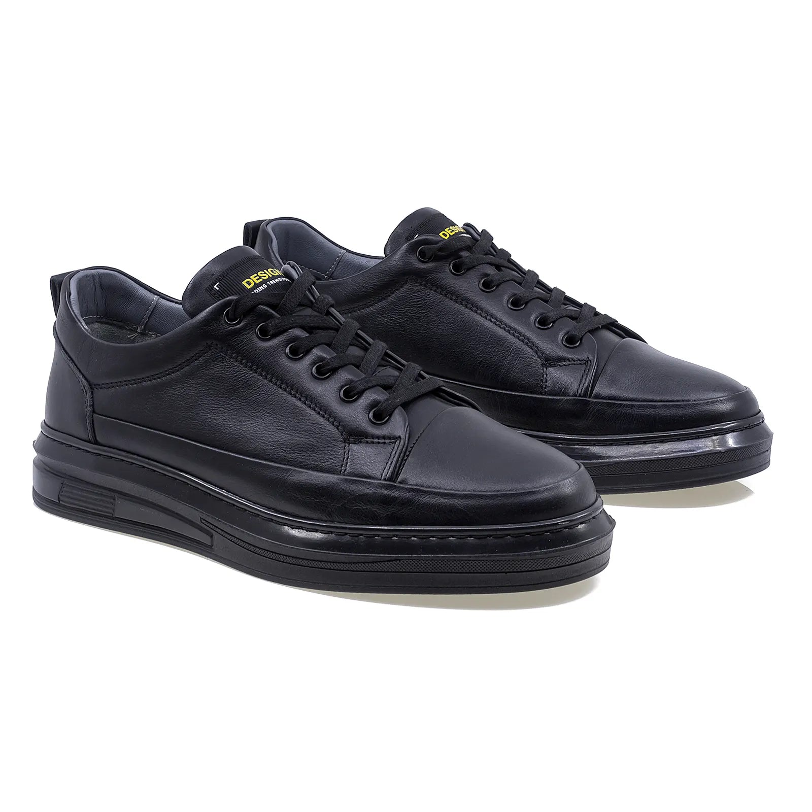 Pantofi barbati casual Goretti din piele naturala B68-1030 negru