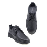 Pantofi barbati casual Goretti din piele naturala B69-301 negru-3