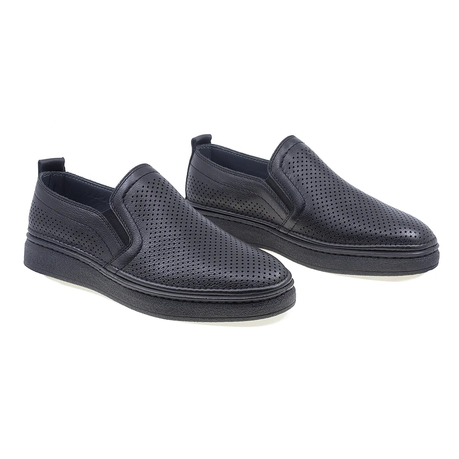 Pantofi barbati casual Goretti piele naturala B69-320 negru