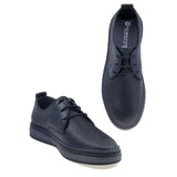 Pantofi barbati casual Goretti din piele naturala B69-321 bleumarin-3