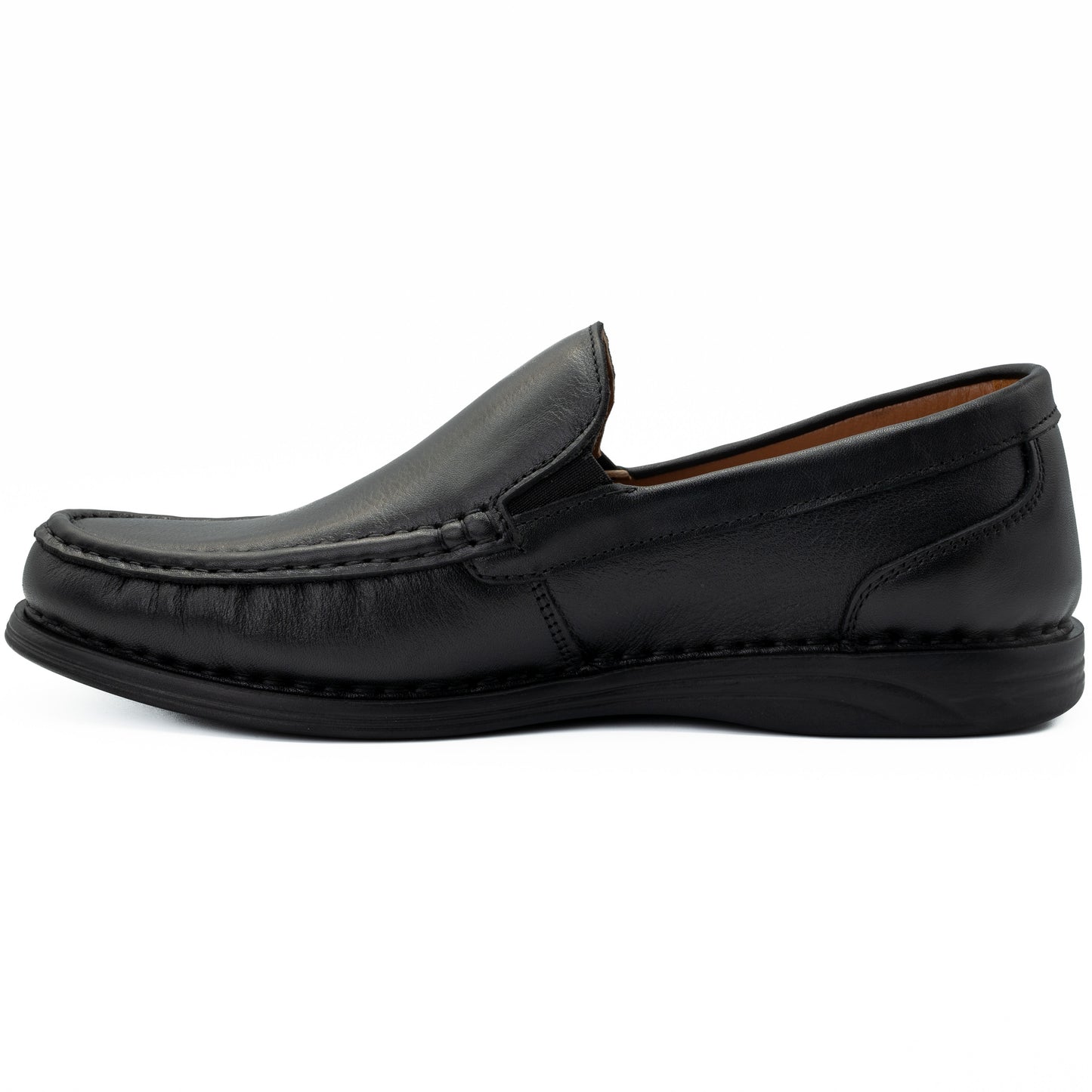 Pantofi barbati  Goretti din piele naturala B 36-1050 negru