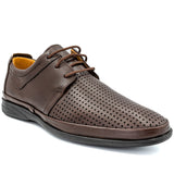 Pantofi barbati casual Goretti din piele naturala maro   B28-650