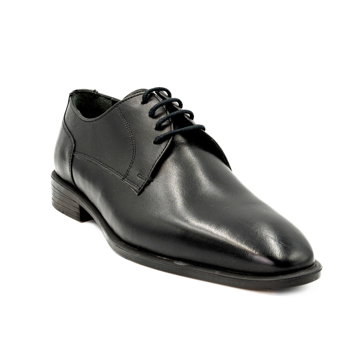  Pantofi barbati Goretti din piele naturala negri - 127 
