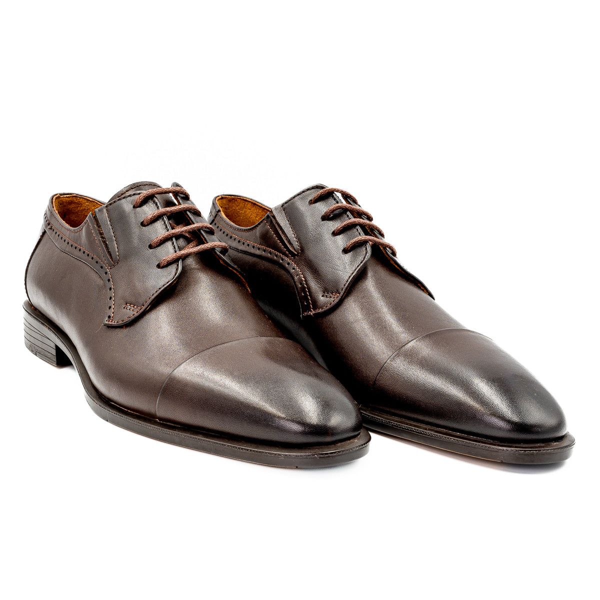 Pantofi eleganti pentru barbati  Goretti din piele naturala  maro-161