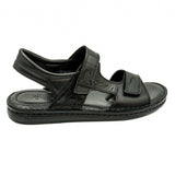  Sandale Barbati Goretti Din piele naturala B 39-G4 negru box  