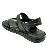  Sandale Barbati Goretti Din piele naturala B 39-G4 negru box  