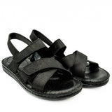 Sandale Barbati Goretti Din piele naturala B 39-E501 negru box 