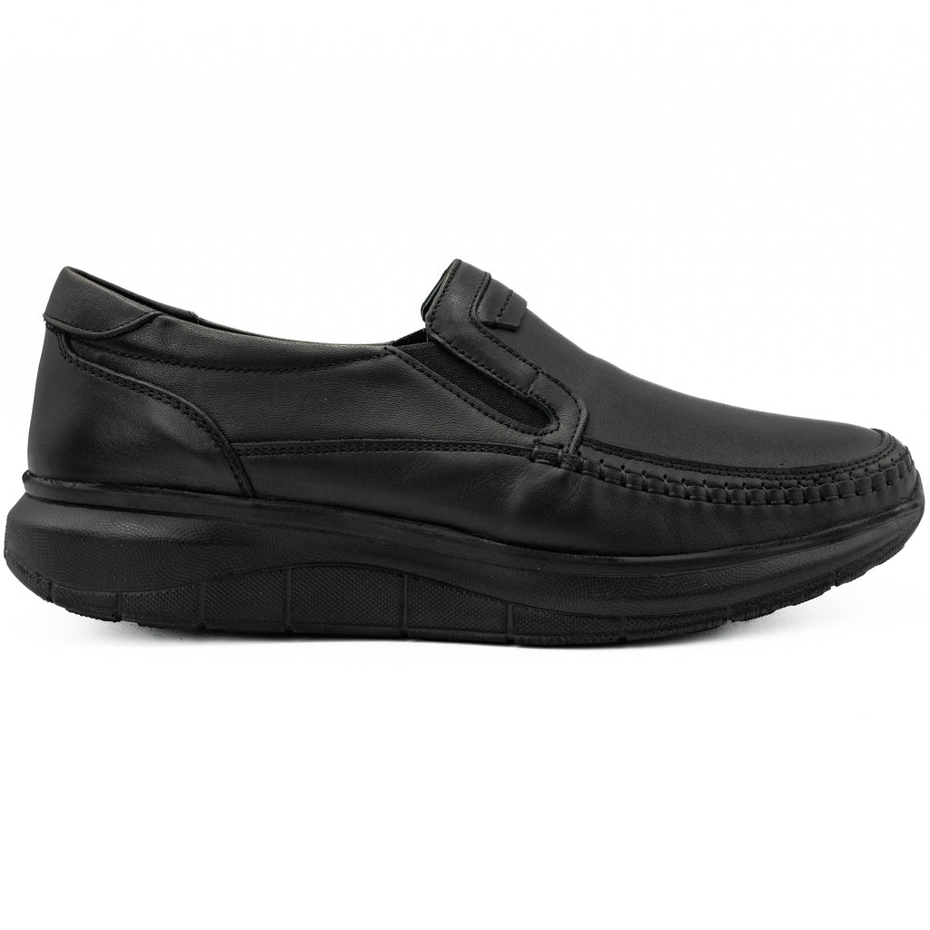 Pantofi barbati Goretti din piele naturala B 3620 negru