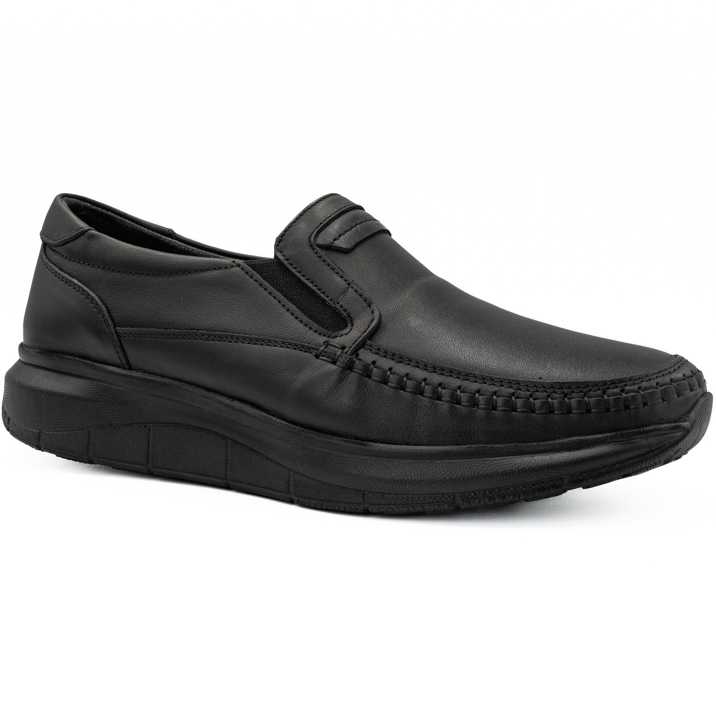 Pantofi barbati Goretti din piele naturala B 64-2057 negru