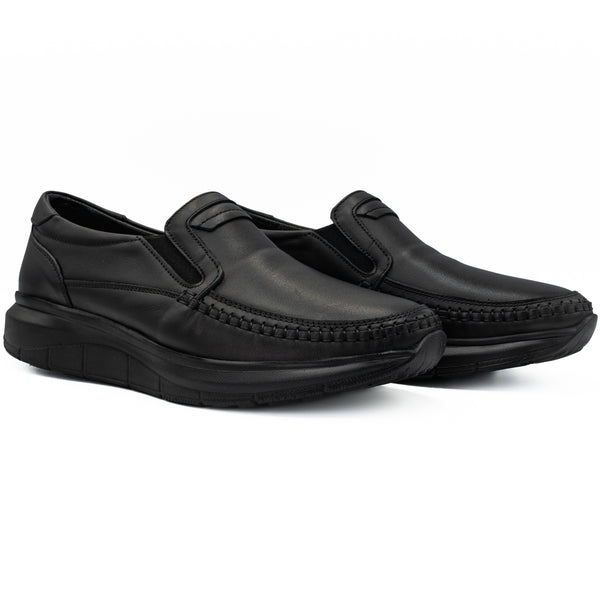 Pantofi barbati Goretti din piele naturala B 64-2057 negru