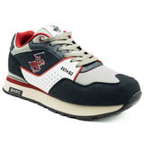 Pantofi barbati CASUAl B 6716 BLUE - ALB