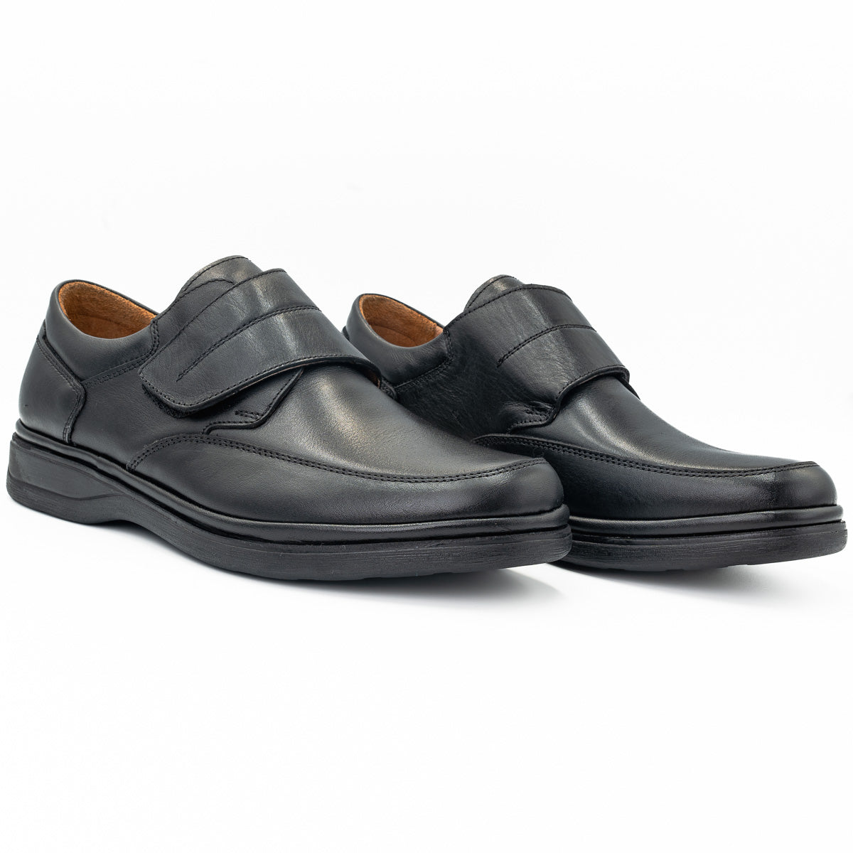 Pantofi barbati casual Goretti din piele naturala B 1040 negru