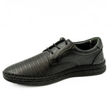 Pantofi barbati Dr. Jells din piele naturala negri 9522