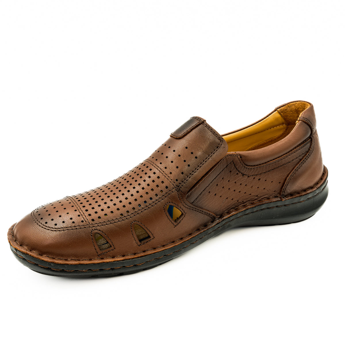 Pantofi Barbati DR JELL'S Din piele naturala B36-GR9990 MARO 