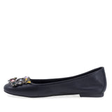 Balerini dama  Anna Viotti piele naturala, D19152, negru