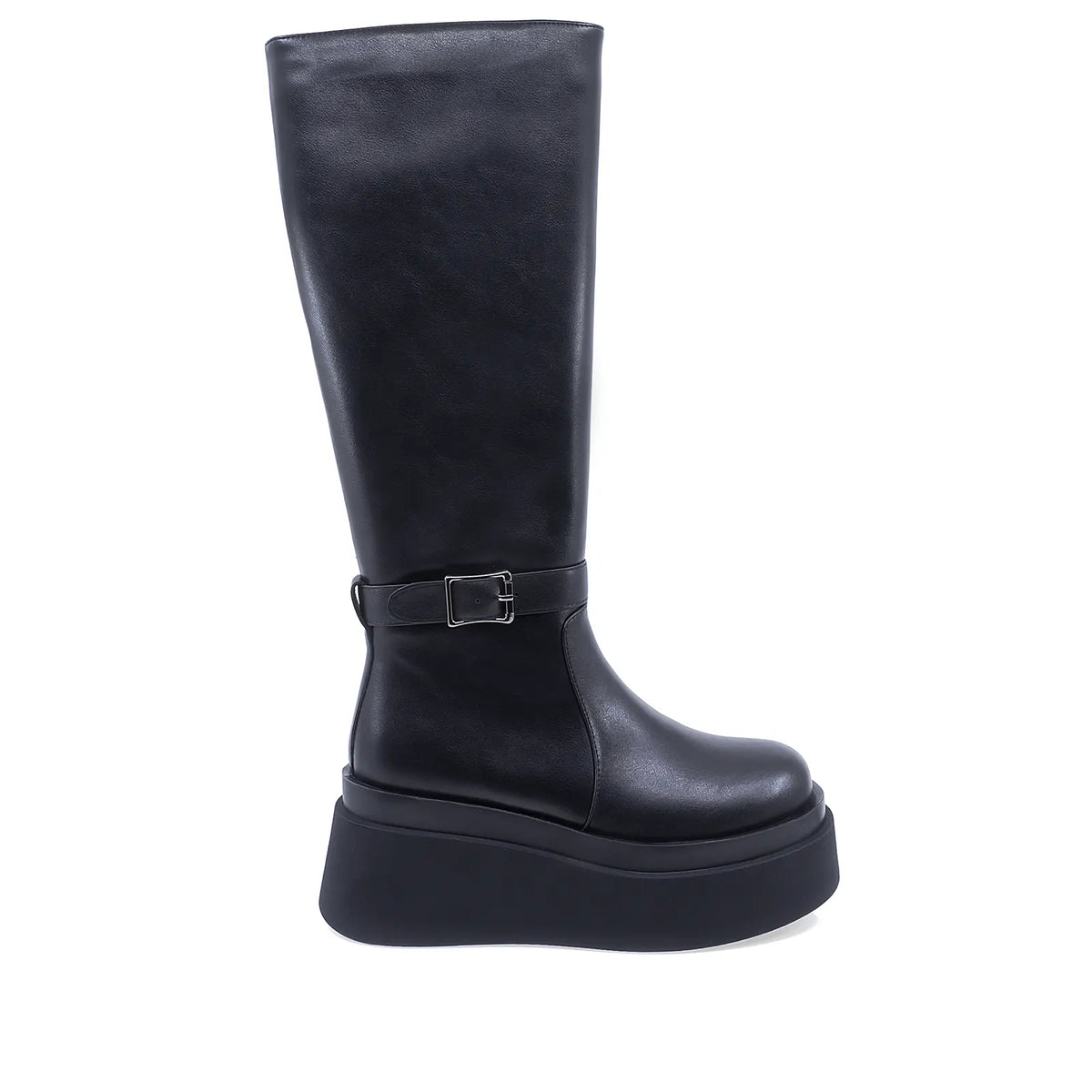 Cizme Dama Casual Anna Viotti Piele Naturala D122-A1381-H8239 negre