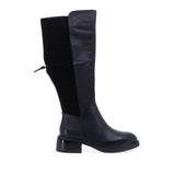 Cizme dama casual Anna Viotti piele naturala D125-5J254-B02 negre