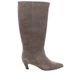 Cizme dama elegante Anna Viotti piele intoarsa D115-X20257-10R kaki
